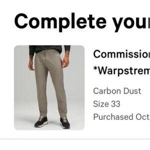 Like new lululemon mens pants